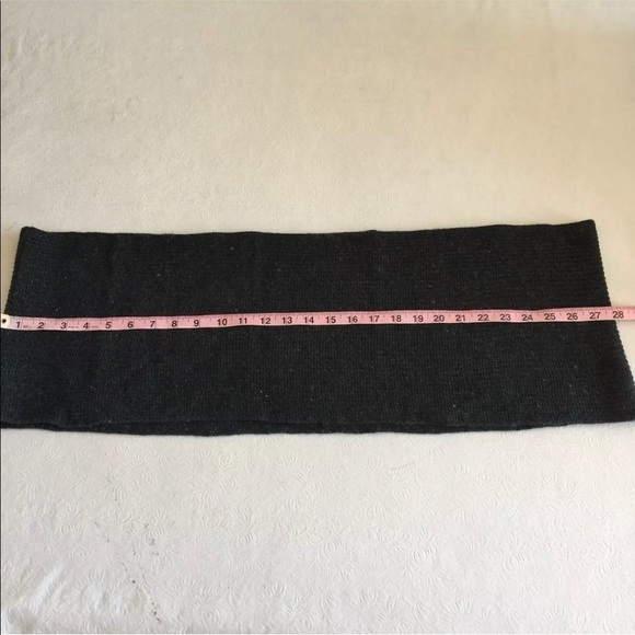 J. Jill Green Knit Infinity Scarf Wool Linen Blend - Picture 3 of 4